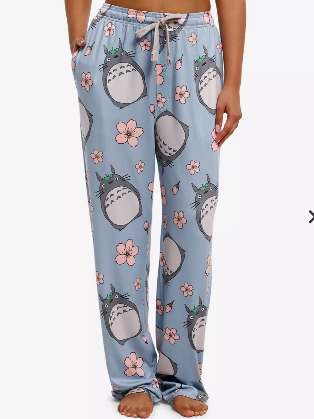 NWT Studio Ghibli My Neighbor Totoro Sakura Pajama Pants - Size Medium